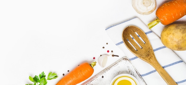 Set de bucătărie și ingrediente